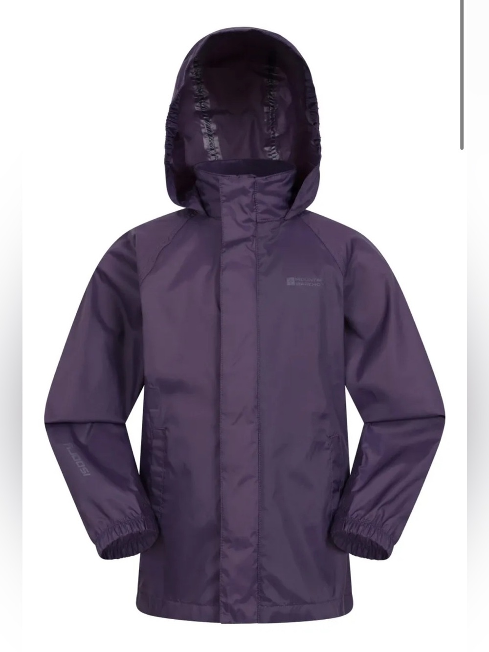 Mountain Warehouse Pakka Kids Waterproof Jacket 9-10Y Dark Purple
